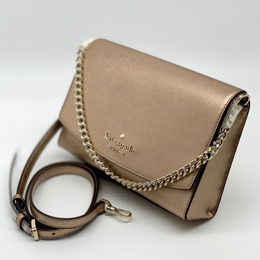 Kate Spade Golden Crossbody Bag - Picture 1 of 12